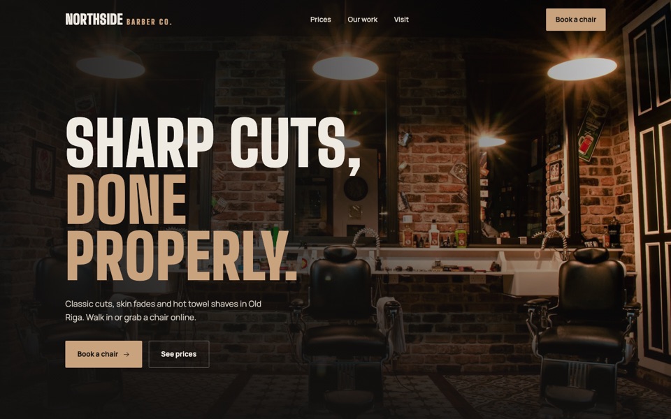 Northside Barber Co., Barbershop