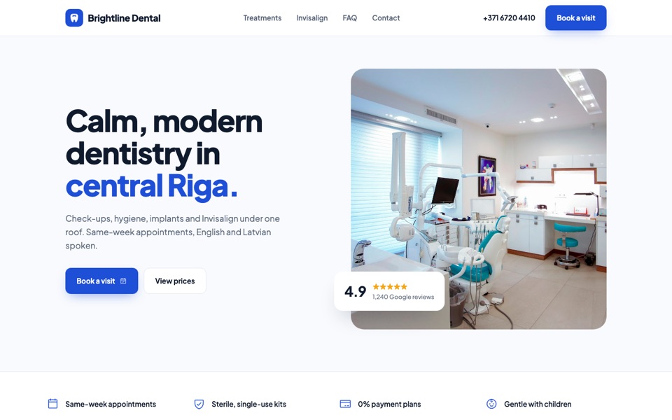 Brightline Dental, Dental clinic
