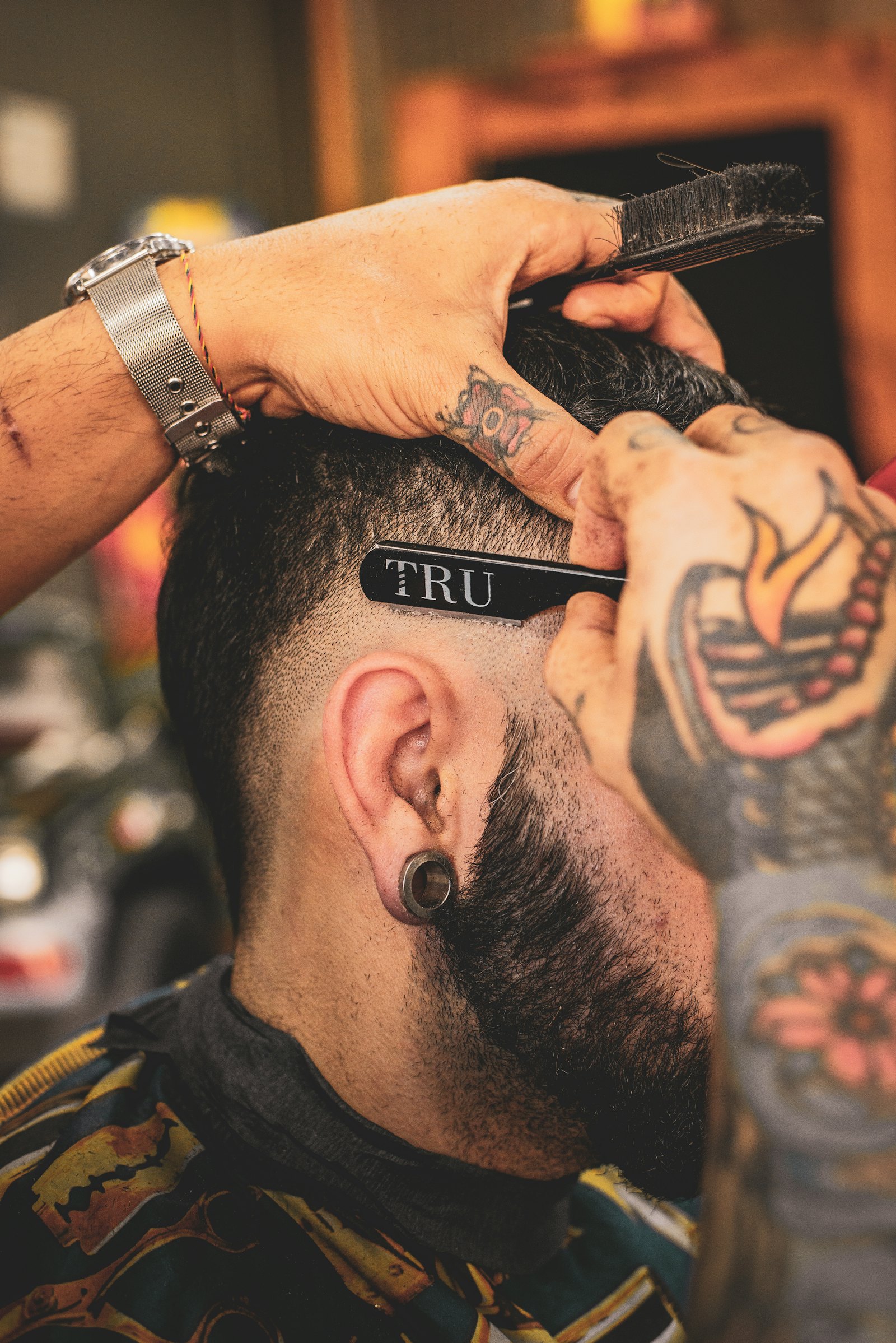 Fresh fade with a sharp line-up